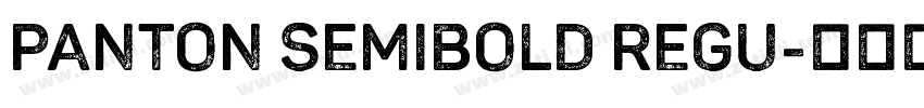 Panton SemiBold Regu字体转换